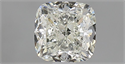 Natural Diamond 0.91 Carats, Cushion with  Cut, I Color, VVS1 Clarity and Certified by GIA