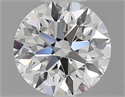Natural Diamond 0.80 Carats, Round with Excellent Cut, D Color, VVS2 Clarity and Certified by GIA