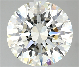 Picture of Natural Diamond 2.28 Carats, Round with Excellent Cut, I Color, VVS1 Clarity and Certified by IGI