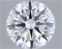 Del inventario de diamantes de laboratorio, 2.01 quilates, Redondo , Color D, claridad IF y certificado IGI