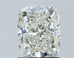 Foto Diamante Natural 1.51 quilates, Del cojín , Color J, claridad VS1 y certificado GIA de