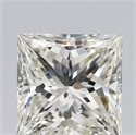 Natural Diamond 1.00 Carats, Princess with  Cut, J Color, VVS1 Clarity and Certified by GIA