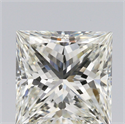 Natural Diamond 1.00 Carats, Princess with  Cut, J Color, VVS1 Clarity and Certified by GIA