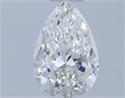 Natural Diamond 0.31 Carats, Pear with  Cut, F Color, VS1 Clarity and Certified by GIA