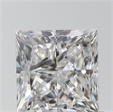 Diamante Natural 0.71 quilates, Princesa , Color F, claridad VS2 y certificado GIA