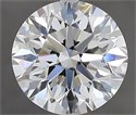 Diamante Natural 2.50 quilates, Redondo , Color I, claridad VVS1 y certificado GIA