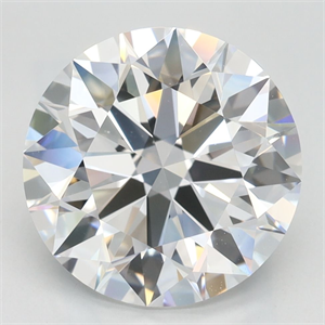 Picture of Lab Grown Diamond 3.73 Carats, Round with Ideal Cut, D Color, VVS1 Clarity and Certified by IGI