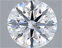 Lab Grown Diamond 2.92 Carats, Round with Ideal Cut, E Color, VVS2 Clarity and Certified by IGI
