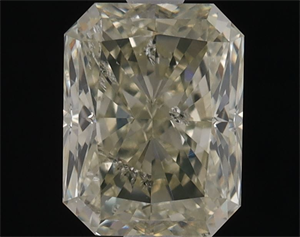Foto Diamante Natural 0.91 quilates, Radiante , Color L, claridad SI2 y certificado HRD de
