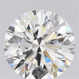 Picture of Natural Diamond 5.04 Carats, Round with Excellent Cut, F Color, SI1 Clarity and Certified by GIA