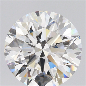 Picture of Natural Diamond 5.04 Carats, Round with Excellent Cut, F Color, SI1 Clarity and Certified by GIA