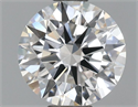 Lab Grown Diamond 1.09 Carats, Round with Ideal Cut, D Color, VVS2 Clarity and Certified by IGI