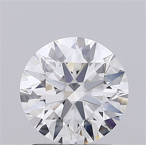 Picture of Lab Grown Diamond 1.51 Carats, Round with Ideal Cut, E Color, VVS2 Clarity and Certified by IGI
