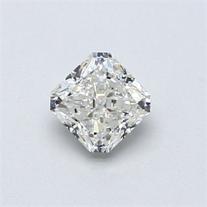Picture of Natural Diamond 0.60 Carats, Radiant with  Cut, J Color, VS1 Clarity and Certified by GIA