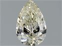 Natural Diamond 1.00 Carats, Pear with  Cut, K Color, VVS2 Clarity and Certified by GIA