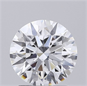 Lab Grown Diamond 1.56 Carats, Round with Ideal Cut, D Color, VS1 Clarity and Certified by IGI