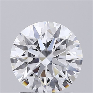 Picture of Lab Grown Diamond 1.56 Carats, Round with Ideal Cut, D Color, VS1 Clarity and Certified by IGI