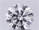 Del inventario de diamantes de laboratorio, 1.03 quilates, Redondo , Color F, claridad VVS2 y certificado IGI