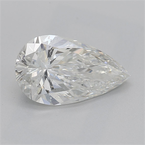 Foto Diamante Natural 1.50 quilates, De pera , Color G, claridad SI2 y certificado GIA de