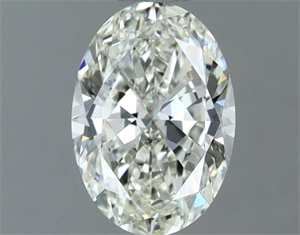 Picture of Natural Diamond 1.00 Carats, Oval with  Cut, I Color, VS2 Clarity and Certified by IGI