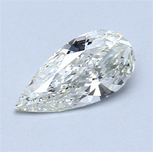 Foto Diamante Natural 0.50 quilates, De pera , Color L, claridad IF y certificado GIA de