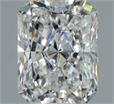 Natural Diamond 1.30 Carats, Radiant with  Cut, F Color, VS2 Clarity and Certified by GIA