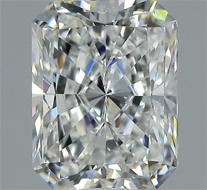 Picture of Natural Diamond 1.30 Carats, Radiant with  Cut, F Color, VS2 Clarity and Certified by GIA