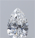Diamante Natural 0.30 quilates, De pera , Color E, claridad VS2 y certificado GIA
