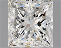 Natural Diamond 2.01 Carats, Princess with  Cut, F Color, VS1 Clarity and Certified by GIA