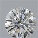 Natural Diamond 0.53 Carats, Round with Excellent Cut, D Color, SI1 Clarity and Certified by IGI