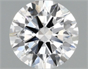 Lab Grown Diamond 1.47 Carats, Round with Ideal Cut, D Color, VS2 Clarity and Certified by IGI