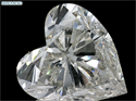 Natural Diamond 4.04 Carats, Heart with  Cut, I Color, SI2 Clarity and Certified by GIA