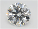 Lab Grown Diamond 2.06 Carats, Round with Excellent Cut, E Color, VS1 Clarity and Certified by GIA