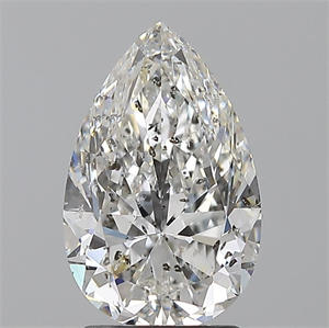 Foto Diamante Natural 2.00 quilates, De pera , Color F, claridad I1 y certificado GIA de