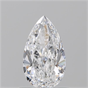 Natural Diamond 0.70 Carats, Pear with  Cut, D Color, VS1 Clarity and Certified by GIA
