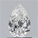 Diamante Natural 0.74 quilates, De pera , Color F, claridad IF y certificado GIA