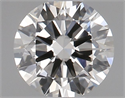 Natural Diamond 0.40 Carats, Round with Very Good Cut, L Color, VVS1 Clarity and Certified by GIA