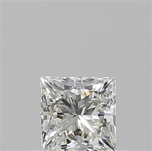 Picture of Natural Diamond 0.50 Carats, Princess with  Cut, J Color, VVS2 Clarity and Certified by GIA