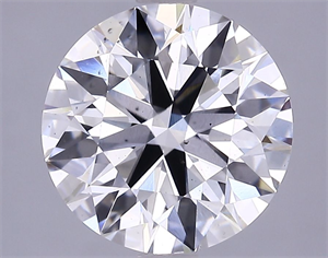 Picture of Lab Grown Diamond 3.63 Carats, Round with Ideal Cut, G Color, VS2 Clarity and Certified by IGI
