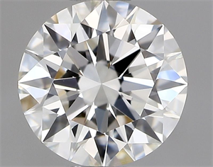 Picture of Natural Diamond 0.55 Carats, Round with Excellent Cut, H Color, VVS2 Clarity and Certified by GIA
