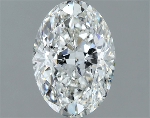 Picture of Natural Diamond 1.52 Carats, Oval with  Cut, F Color, SI2 Clarity and Certified by GIA