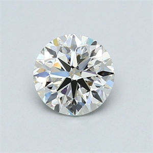 Picture of Natural Diamond 0.70 Carats, Round with Very Good Cut, I Color, VVS2 Clarity and Certified by GIA