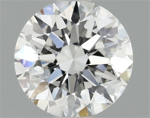 Picture of Lab Grown Diamond 1.10 Carats, Round with Ideal Cut, D Color, VVS2 Clarity and Certified by IGI