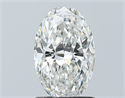 Natural Diamond 1.31 Carats, Oval with  Cut, G Color, SI2 Clarity and Certified by GIA