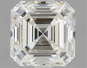Foto Diamante Natural 0.91 quilates, Asscher , Color K, claridad VVS2 y certificado GIA de