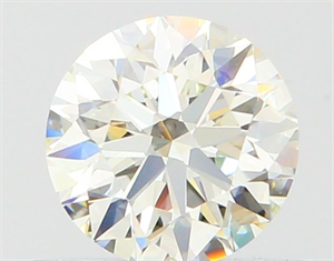 Picture of Natural Diamond 0.53 Carats, Round with Excellent Cut, H Color, IF Clarity and Certified by IGI