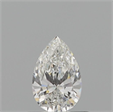 Natural Diamond 0.52 Carats, Pear with  Cut, E Color, VVS1 Clarity and Certified by GIA