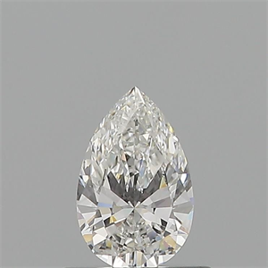 Picture of Natural Diamond 0.52 Carats, Pear with  Cut, E Color, VVS1 Clarity and Certified by GIA