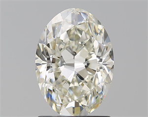Picture of Natural Diamond 1.51 Carats, Oval with  Cut, J Color, SI1 Clarity and Certified by GIA