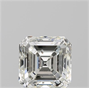 Natural Diamond 1.50 Carats, Asscher with  Cut, I Color, SI2 Clarity and Certified by GIA